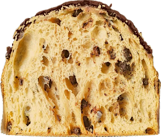 Panettone triple chocolate cortado